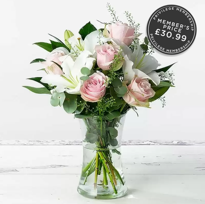 Simply Pink Rose & Lily