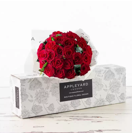 Letterbox 12 Red Roses