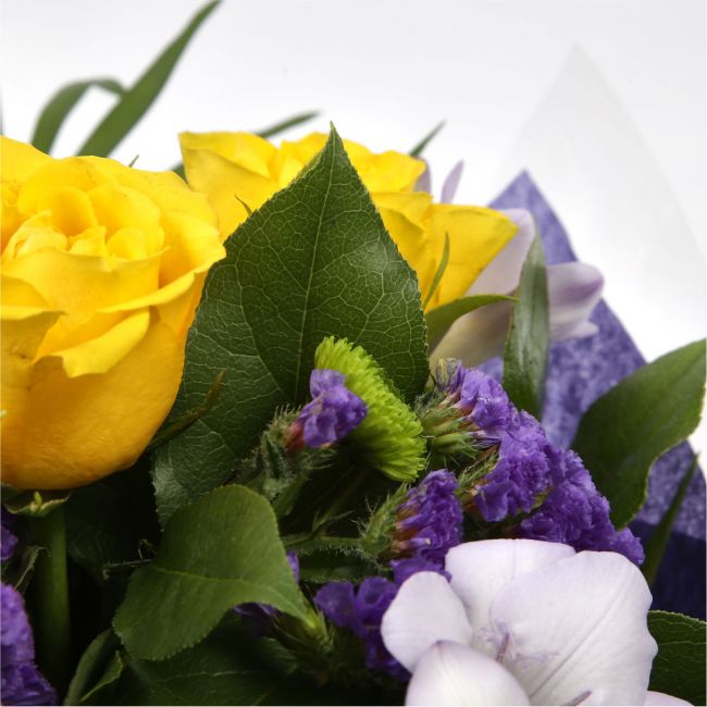 Pretty Scented Roses & Freesias