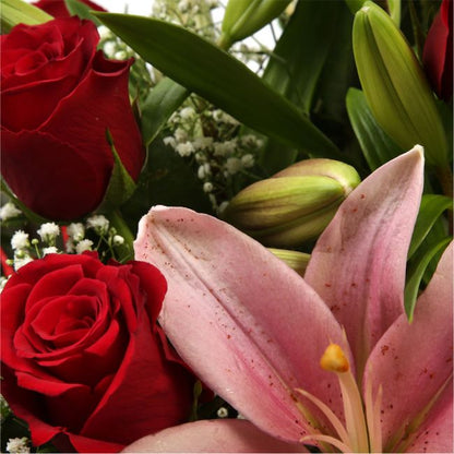 Special Rose and Lily Bouquet